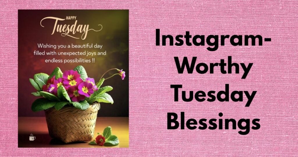 Instagram-Worthy Tuesday Blessings