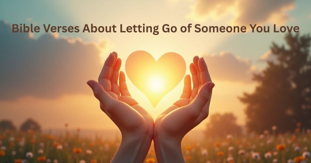 40 Bible Verses About Letting Go of Someone You Love